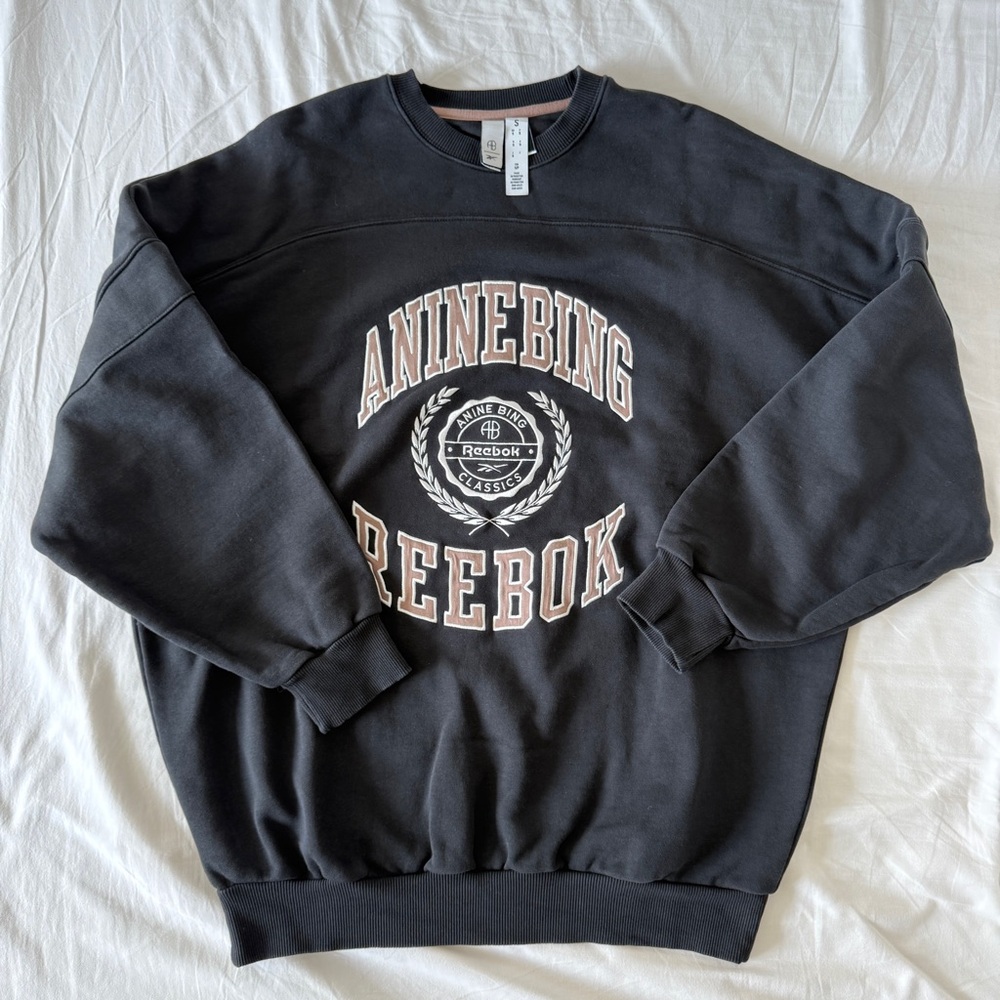 Annie bing x Reebok Sweatshirt ㅣ Small
